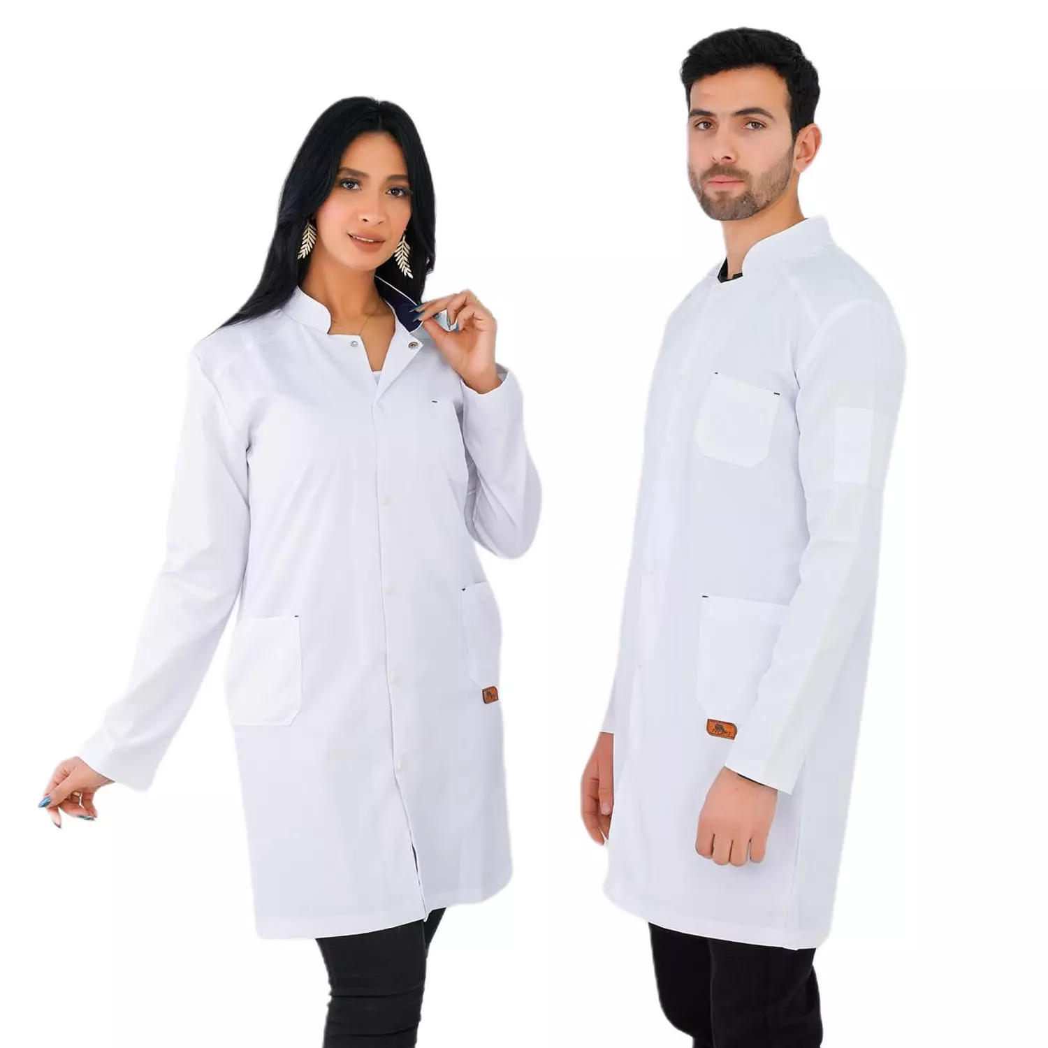 White Elite Lab Coat (Long)