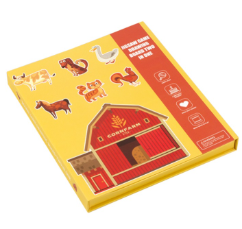 Magnetic Puzzle and Book – Farm