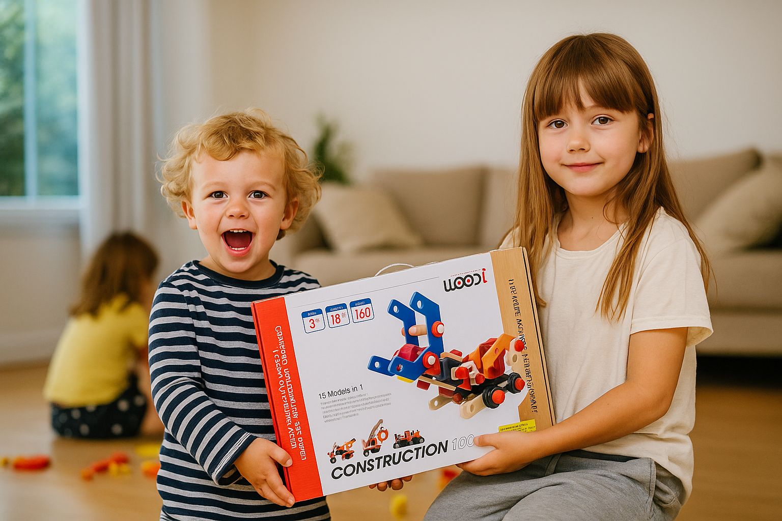 Educational Wooden Building Set