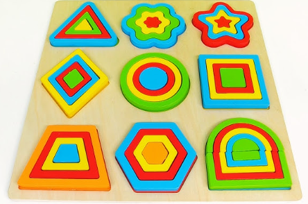 wooden shape puzzle