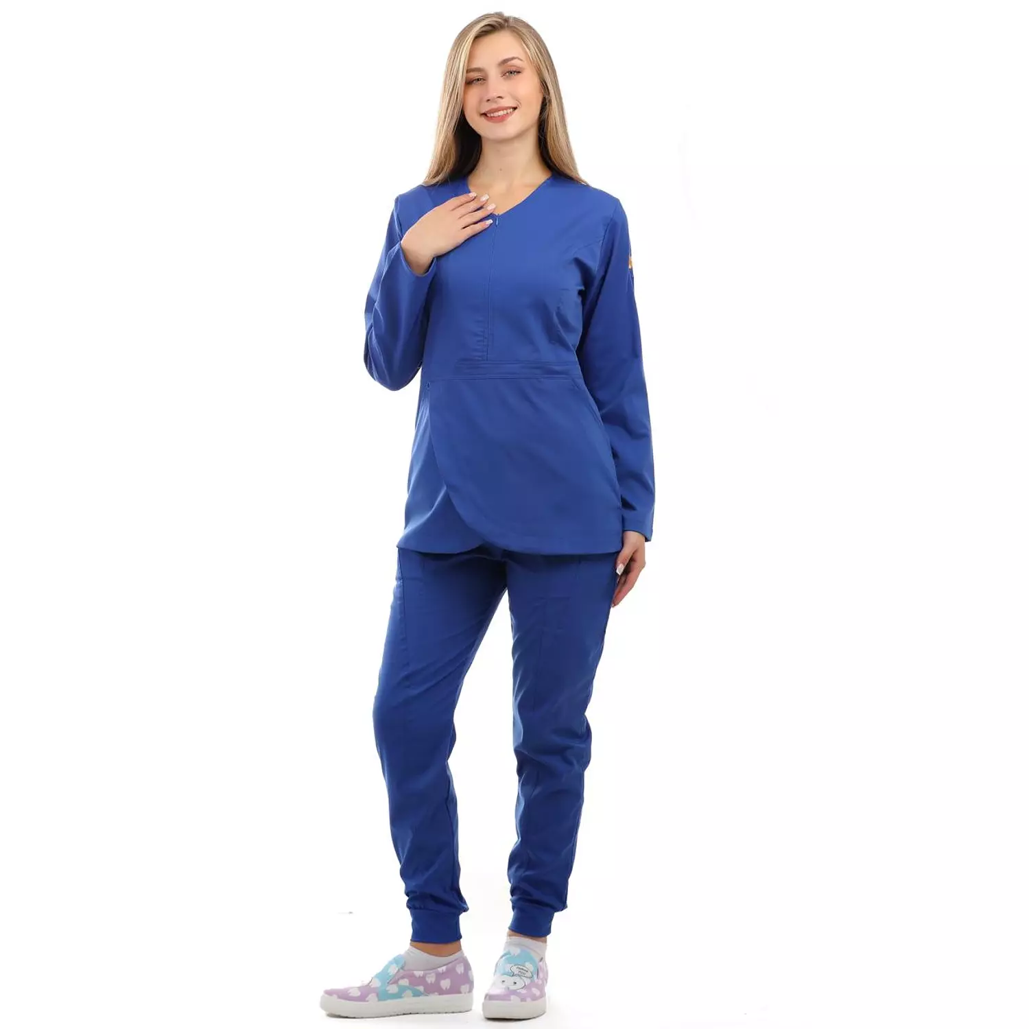 Blue Tulip Scrub (Full Sleeves)