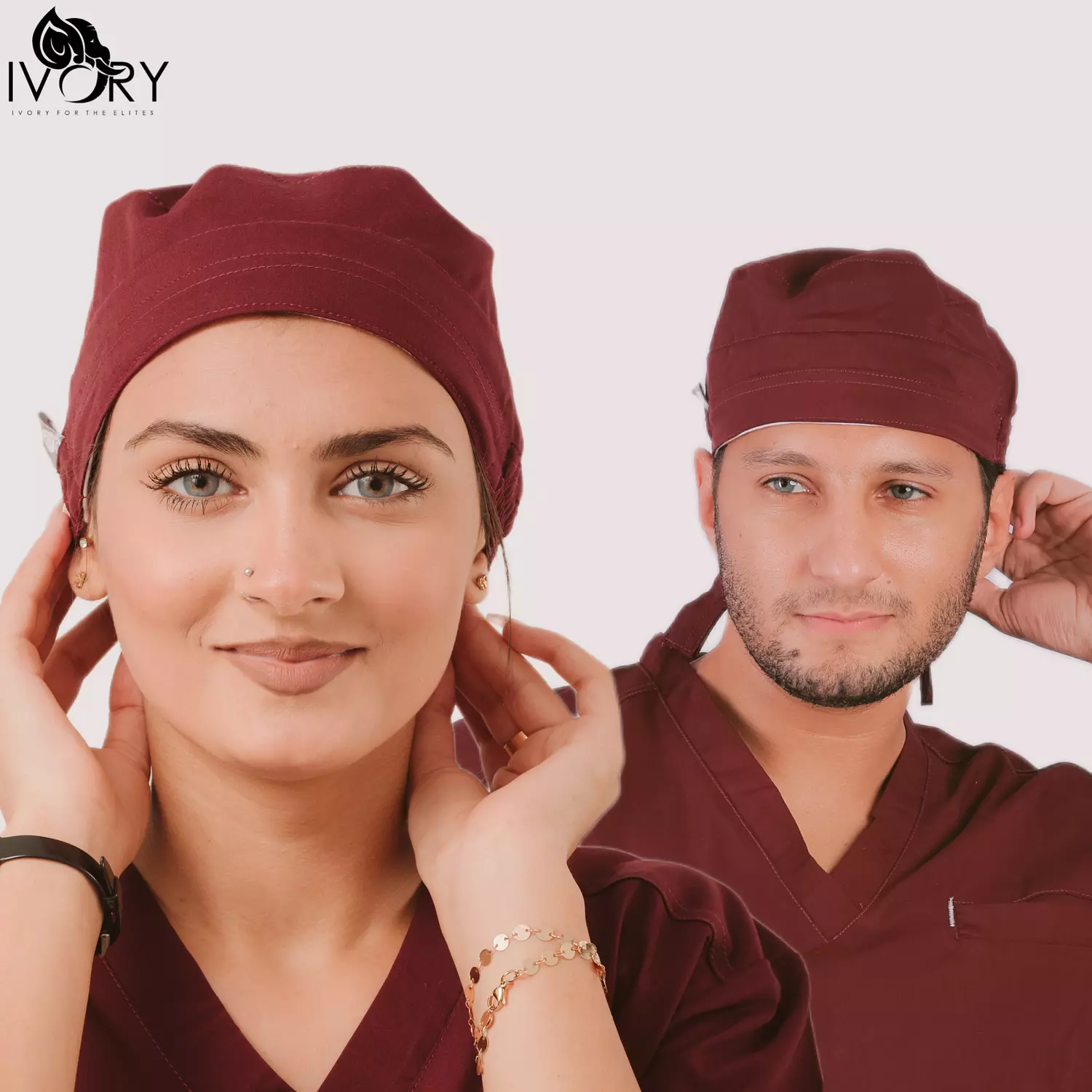 Maroon Head Cap